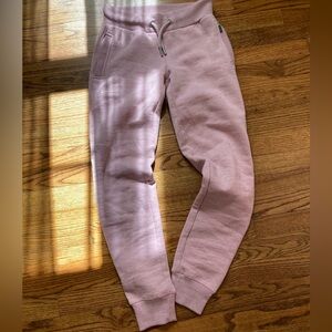 NWOT Superdry women's pink marl joggers
